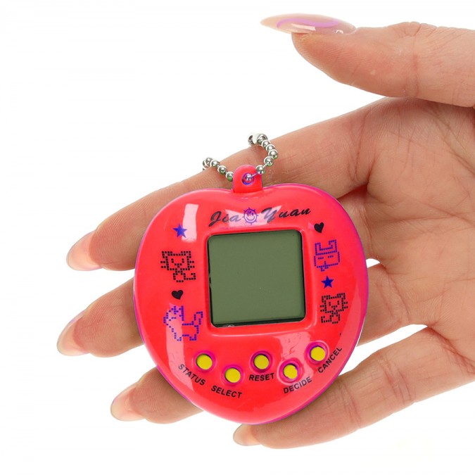 Tamagotchi joc educativ electronic pentru copii rosu