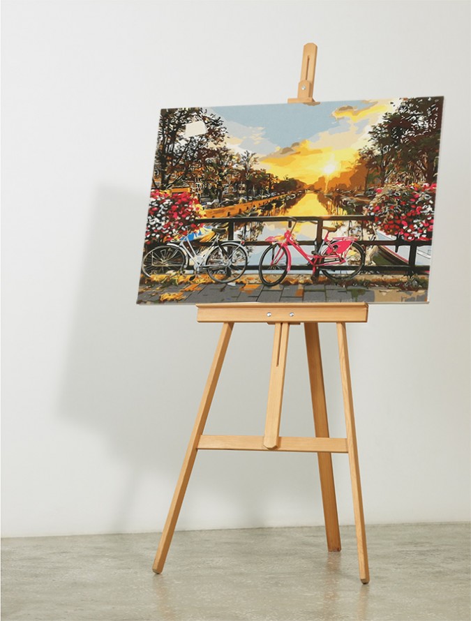 Pictura pe numere 50x40cm, biciclete