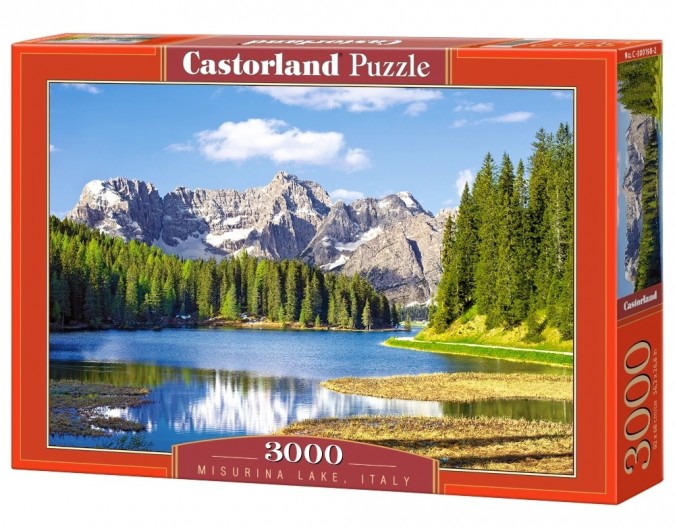 Puzzle 3000 de piese  - Lacul Misurina Italia 92x68cm