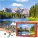 Puzzle 3000 de piese  - Lacul Misurina Italia 92x68cm