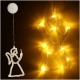 LED pandantiv lumini de Crăciun decorare înger 49cm 10 LED-uri