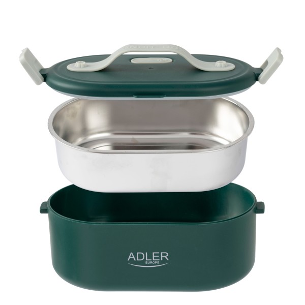 Cutie pentru pranz cu incalzire, cu lingurita, 55 W, 0.8 L, verde [1]