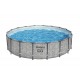 Piscina de gradina cu cadru Bestway 5618Y Frame 18FT 549x122cm Steel Pro Max