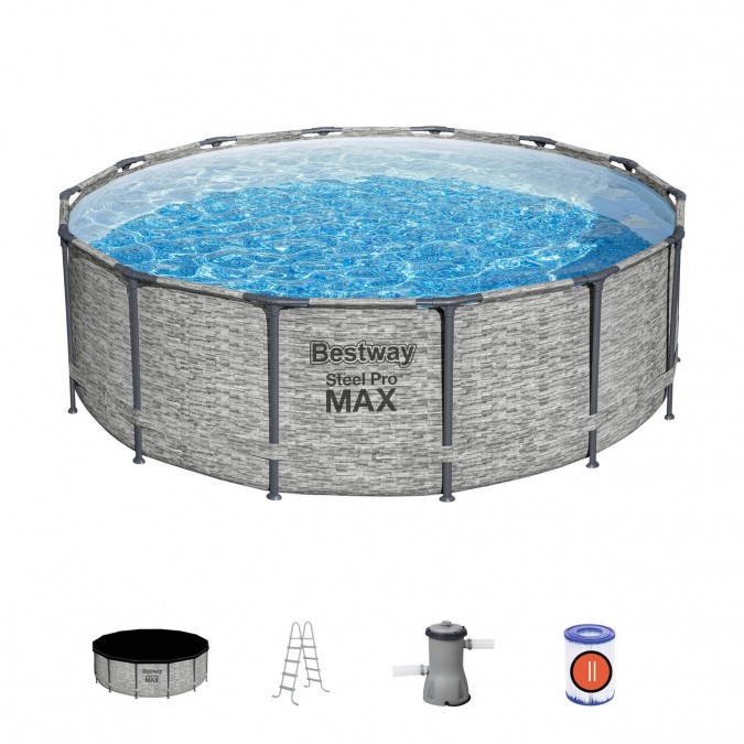 Piscina cu cadru Bestway Steel Pro Max 5619D, 427 cm