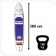 SUP placa gonflabila cu accesorii ,albastru marin ,380cm