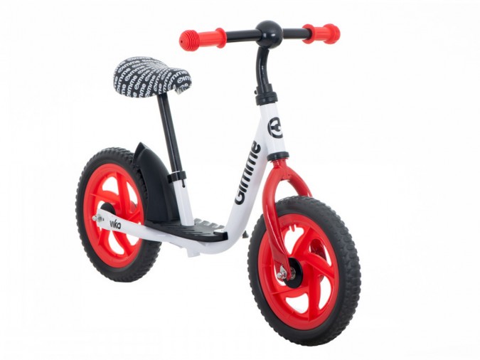 Bicicleta de echilibru 11" rosie 3 ani+