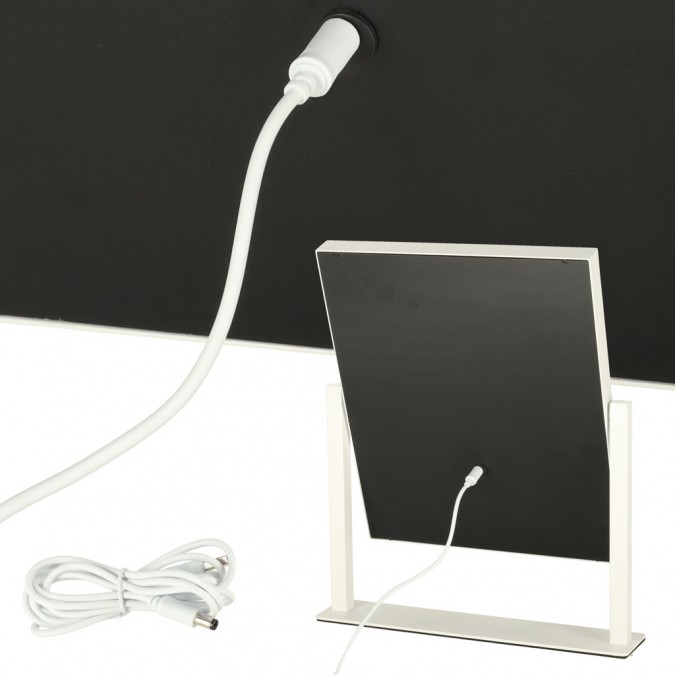 Oglinda de machiaj ,LED cu becuri ,USB ,25x30cm