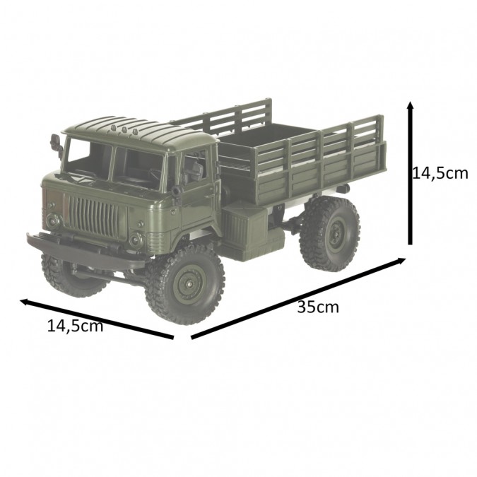 Mașina militara RC Off-Road 4WD 1:16 RTR