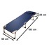 Pat pliabil pentru camping, 193cm, albastru marin [3]