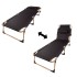 Pat pliabil pentru camping, 193cm, gri [2]