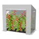Gradina cu efect de sera, tunel de legume, folie de roșii, alb 200 x 77 x 168/146 cm
