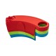 Sand pit din plastic colorat, banci pliabile