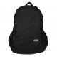 Rucsac școlar cu 3 compartimente 18 inch Black Vintage