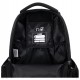 Rucsac școlar cu 3 compartimente 18 inch Black Vintage