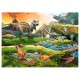 Puzzle 100 piese- Lumea dinozaurilor