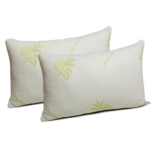 Set 2 Perne Memory Foam Aloe Vera 42x72x11cm, Fabricate in Romania Set 2 Perne Memory Foam Aloe Vera 42x72x11cm, Fabricate in Romania