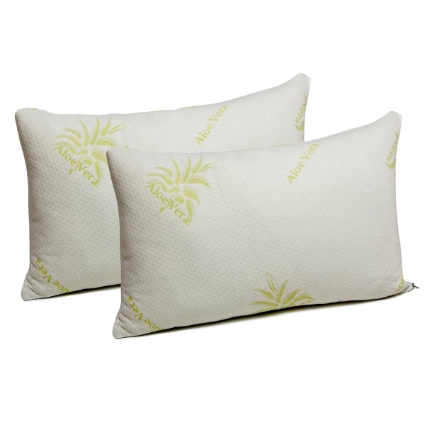 Set 2 Perne Memory Foam Aloe Vera 42x72x11cm, Fabricate in Romania [1]