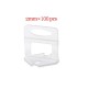 Set 100 cleme nivel placi gresie, faianta, 2 mm, material plastic