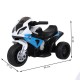 Motocicleta electrica pentru copii, bmw s1000 rr, muzica, faruri, baterie 6v/7ah, alb, albastru