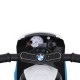 Motocicleta electrica pentru copii, bmw s1000 rr, muzica, faruri, baterie 6v/7ah, alb, albastru