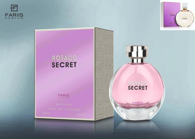 Apa de Parfum Rosado Secret Fariis Femei - 100ml