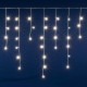 Perdea luminoasa decorativa, 200 led, lungime 5 m, lumina statica, home sursa lumina alb cald