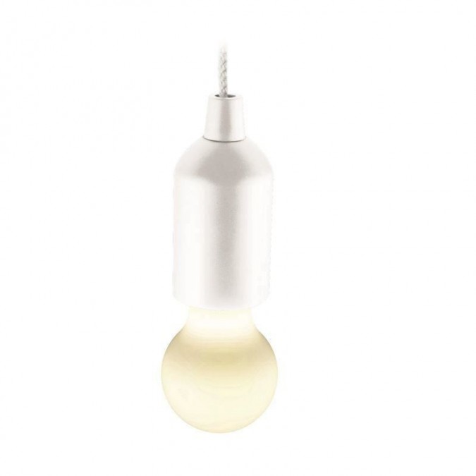 Lampa cu led 0.1 w tip bec alb rece portabila alimentare baterii ip20