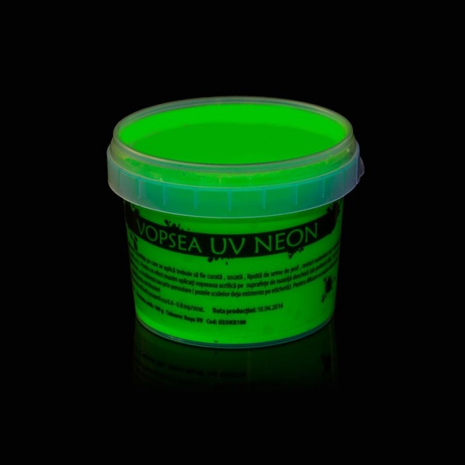 Vopsea uv neon verde recipient 100 g