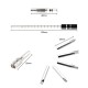 Set 115 scule de precizie, chei torx, capete interschimbabile, cutie stocare