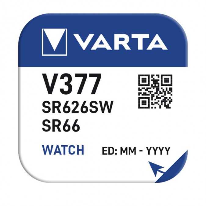 Baterie varta v377/sr66 diametru 6.8 mm 1.55 v pentru ceas