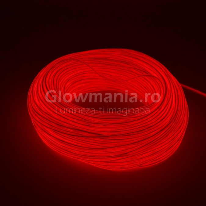 Fir electroluminescent neon flexibil el wire 3,2 mm culoare portocaliu