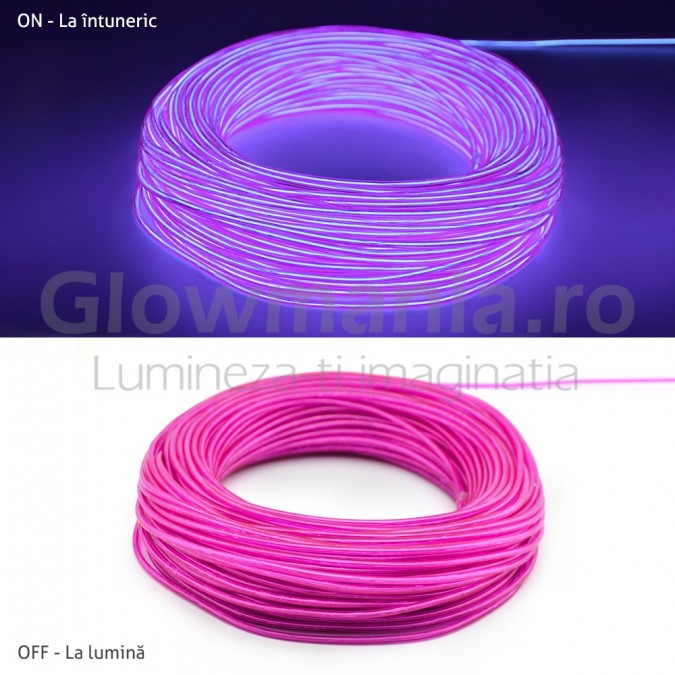 Fir electroluminescent neon flexibil el wire 3,2 mm culoare portocaliu