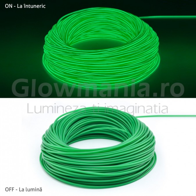 Fir electroluminescent neon flexibil el wire 3,2 mm culoare portocaliu