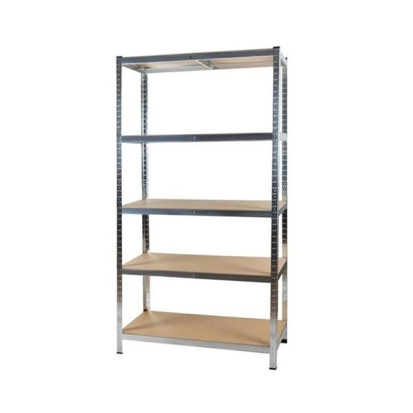 Raft metalic, 220x100x45 cm, 5 nivele, picioare antiderapante, greutate suportata 175 kg/polita [1]
