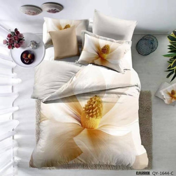 Lenjerie pat dublu, 4 piese, Bumbac 100% Poplin [1]