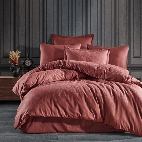 Lenjerie pat matrimonial, 6 piese, Bumbac 100% Jacquard, Ralex Pucioasa ARATA V2 [1]