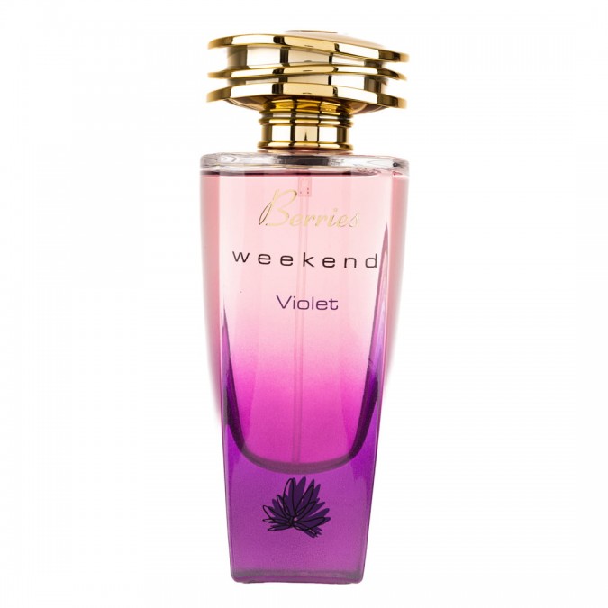 Apa de Parfum Berries Weekend Violet, Fragrance World, Femei - 100ml