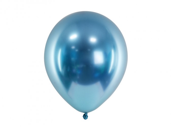 Glossy Balloons 30cm blue (1 pkt / 10 pc.)