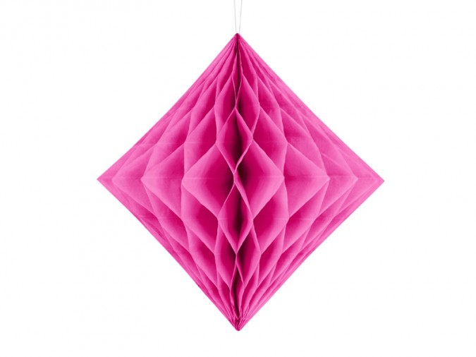 Honeycomb Diamond dark pink 30cm
