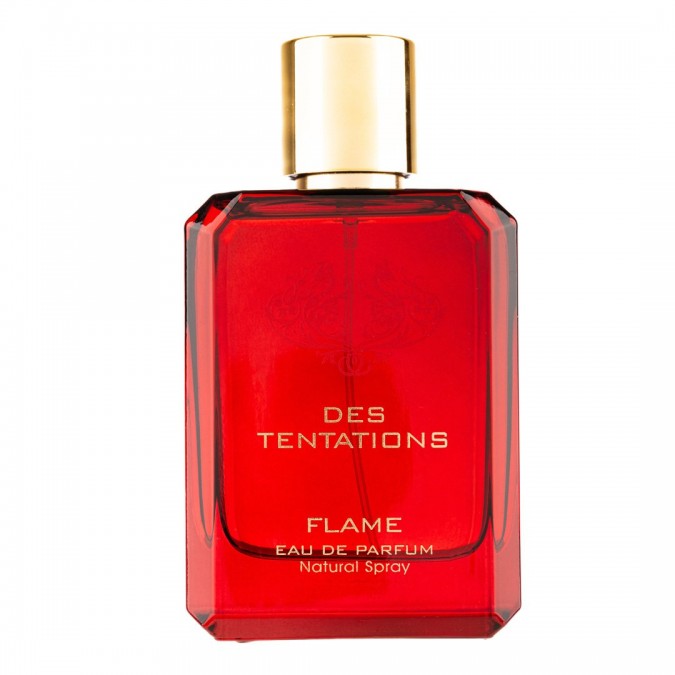 Apa de Parfum Des Tentations Flame Fragrance World Femei - 100ml