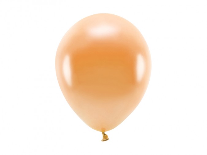 Eco Balloons 26cm metallic orange (Set 10 bucati)