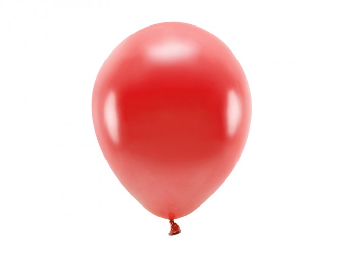 Eco Balloons 26cm metallic red (1 pkt / 10 pc.)