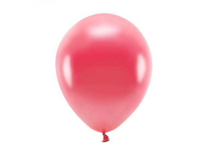 Eco Balloons 26cm metallic light red (1 pkt / 10 pc.)