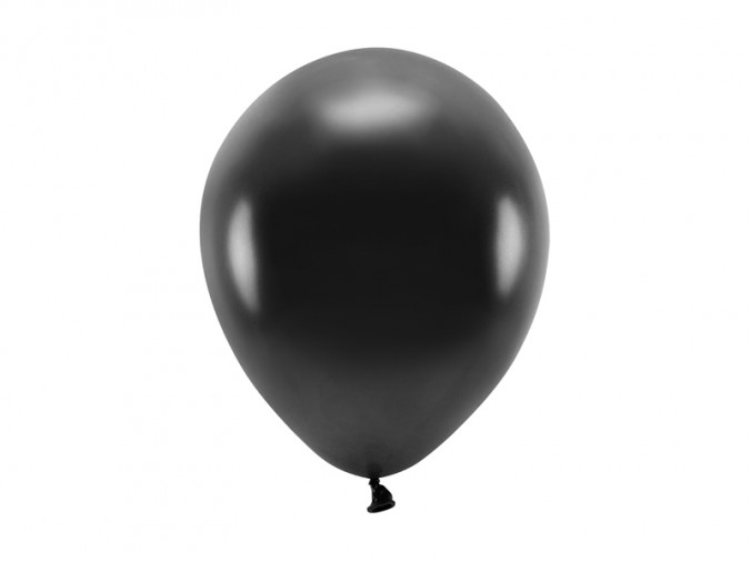 Eco Balloons 26cm metallic black (1 pkt / 100 pc.)
