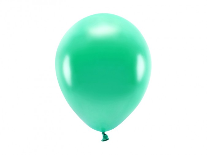 Eco Balloons 26cm metallic green (1 pkt / 100 pc.)