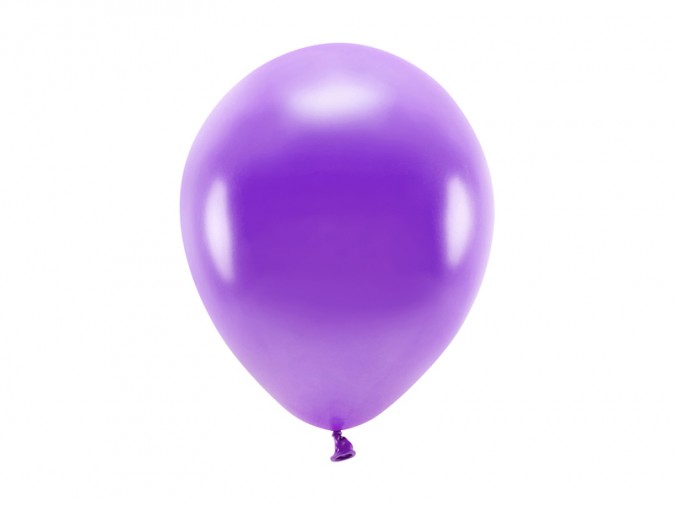 Eco Balloons 26cm metallic violet (Set 10 bucati)