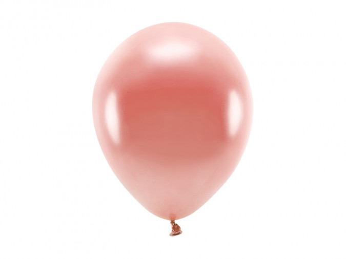 Eco Balloons 26cm metallic rose gold (1 pkt / 10 pc.)