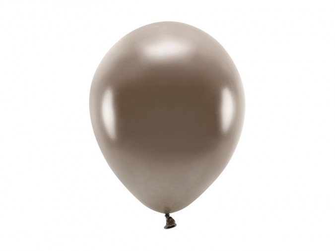 Eco Balloons 26cm metallic brown (1 pkt / 100 pc.)