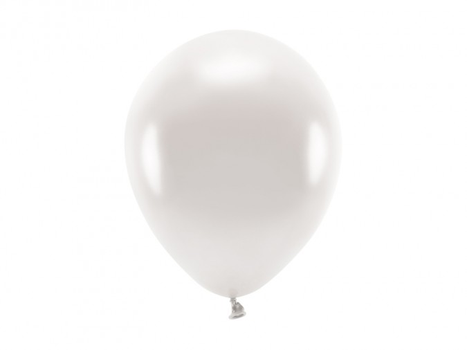 Eco Balloons 26cm metallic pearl (1 pkt / 10 pc.)