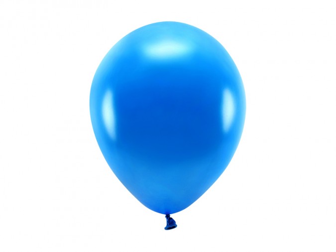 Eco Balloons 26cm metallic navy blue (1 pkt / 10 pc.)